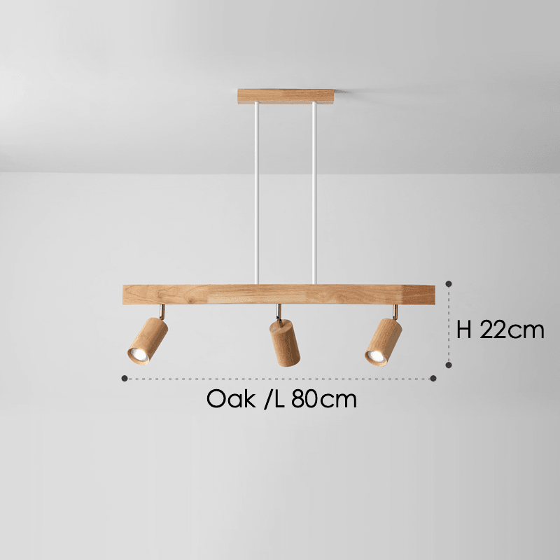 BowLift | Adjustable Wooden Ceiling Lamp Minimalist Solid Wood