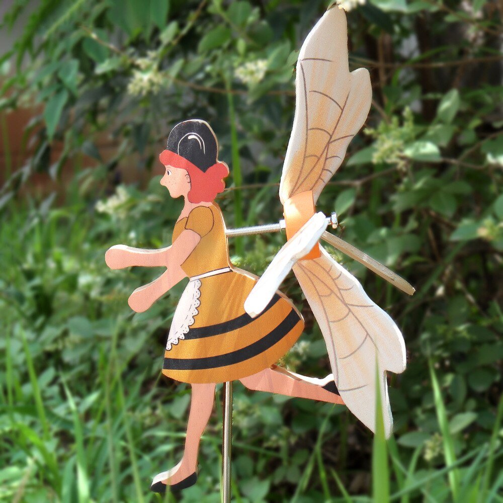 BowLift | Miss Bee Garden Art Decor Whirligigs Wind Spinners
