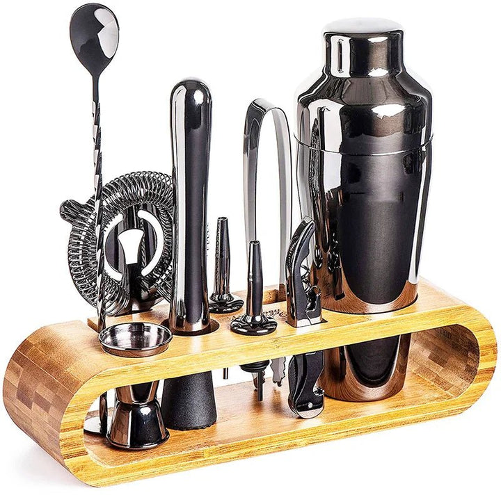 BowLift | MixologyMaster – Luxurious 10-Piece Cocktail Set for Elegant Home Bartending
