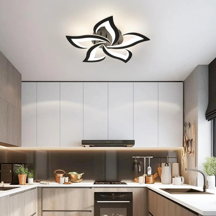 BowLift | Modern Acrylic Chandelier with Remote Control - Lunora