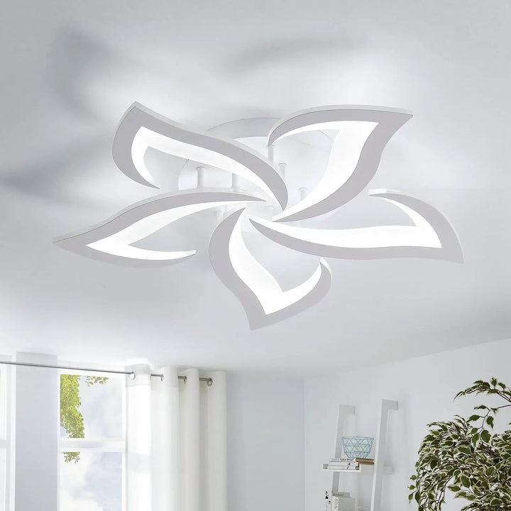 BowLift | Modern Acrylic Chandelier with Remote Control - Lunora
