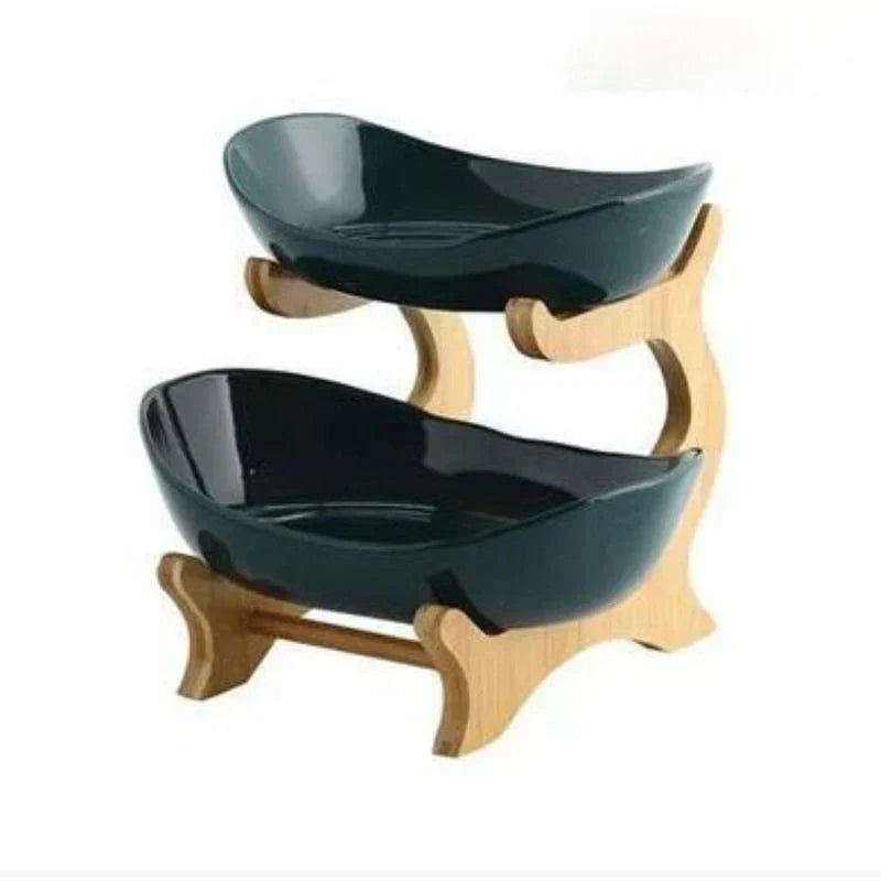 BowLift | BambuNest – Modern Bamboo Fruit Basket with Removable Trays & Multi-Tier Design