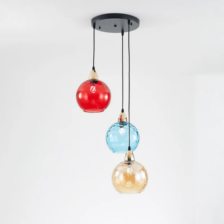 BowLift | Modern Cluster Pendant Light with 3 Lamps - Cascade