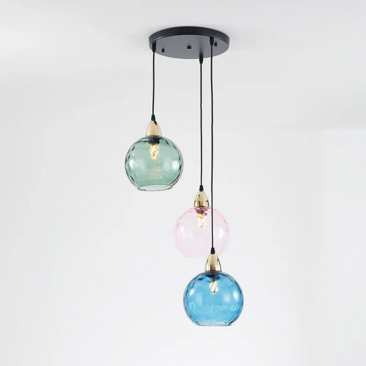 BowLift | Modern Cluster Pendant Light with 3 Lamps - Cascade