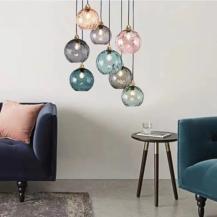 BowLift | Modern Cluster Pendant Light with 3 Lamps - Cascade