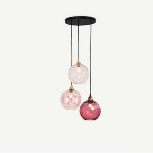 BowLift | Modern Cluster Pendant Light with 3 Lamps - Cascade