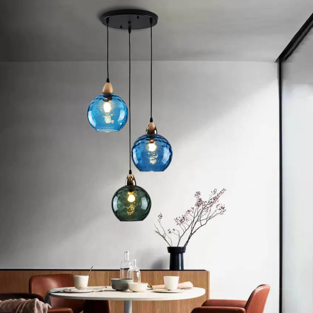 BowLift | Modern Cluster Pendant Light with 3 Lamps - Cascade
