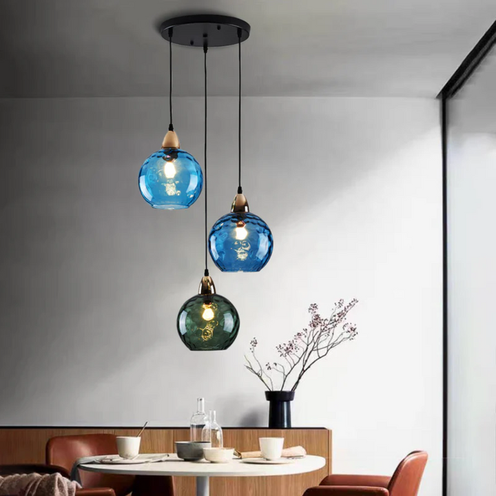 BowLift | Modern Cluster Pendant Light with 3 Lamps - Cascade