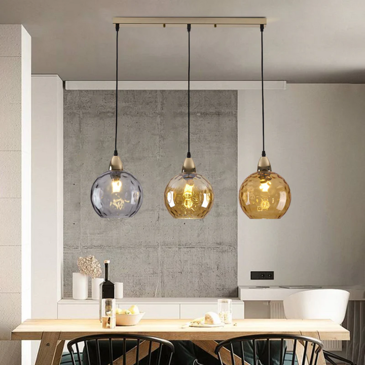 BowLift | Modern Cluster Pendant Light with 3 Lamps - Cascade