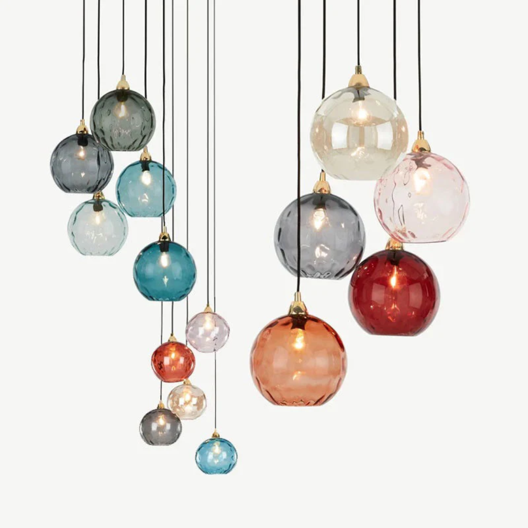 BowLift | Modern Cluster Pendant Light with 3 Lamps - Cascade