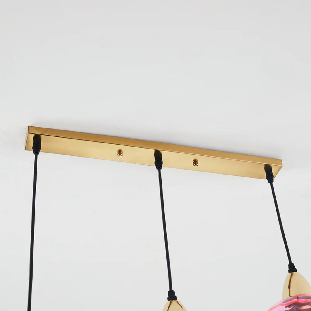 BowLift | Modern Cluster Pendant Light with 3 Lamps - Cascade