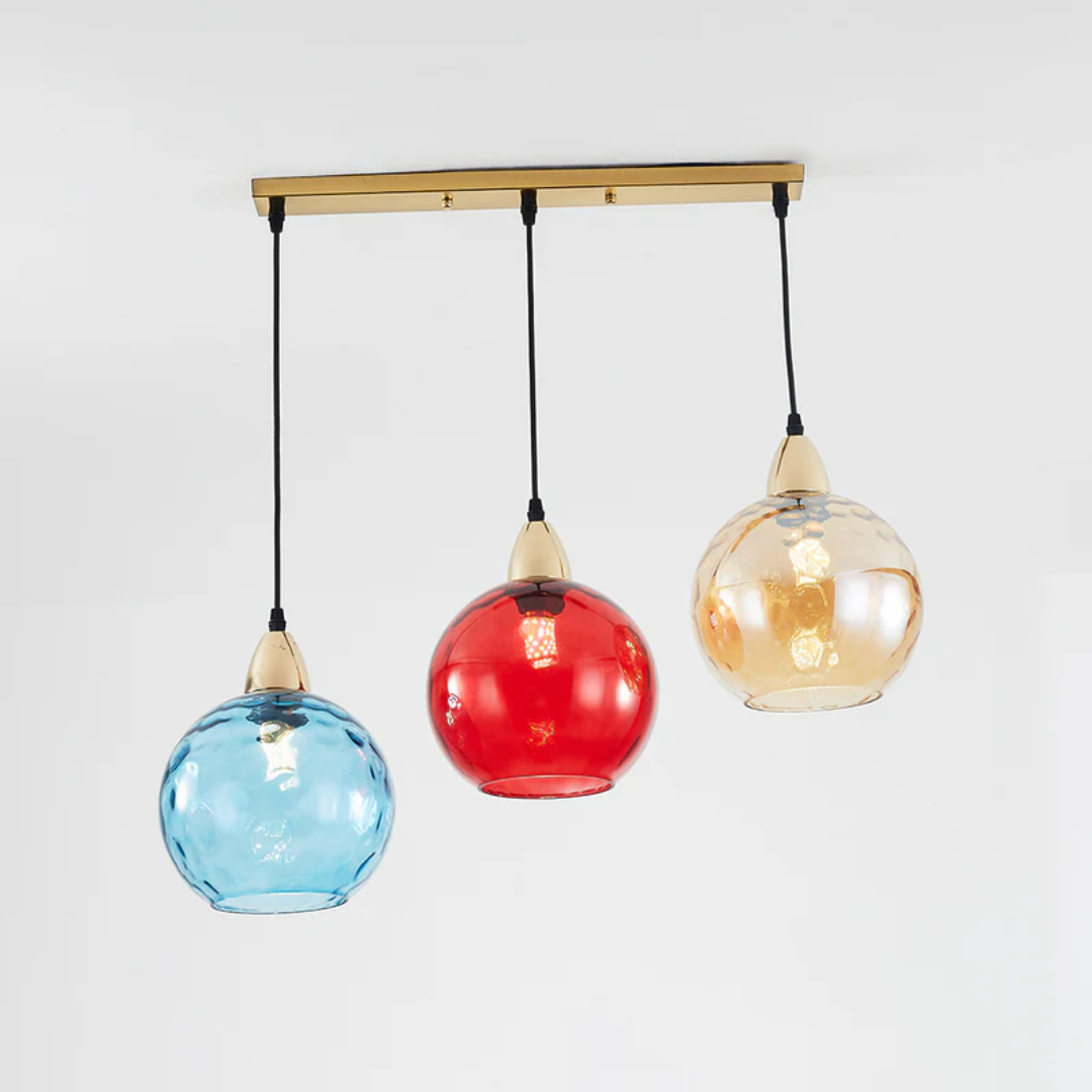 BowLift | Modern Cluster Pendant Light with 3 Lamps - Cascade