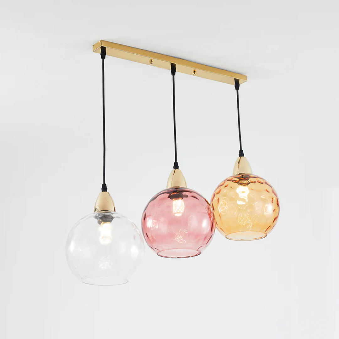 BowLift | Modern Cluster Pendant Light with 3 Lamps - Cascade
