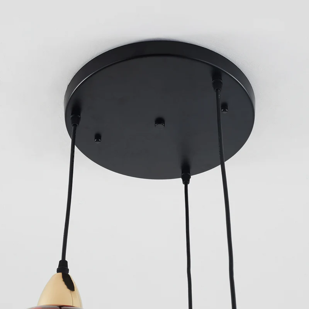 BowLift | Modern Cluster Pendant Light with 3 Lamps - Cascade