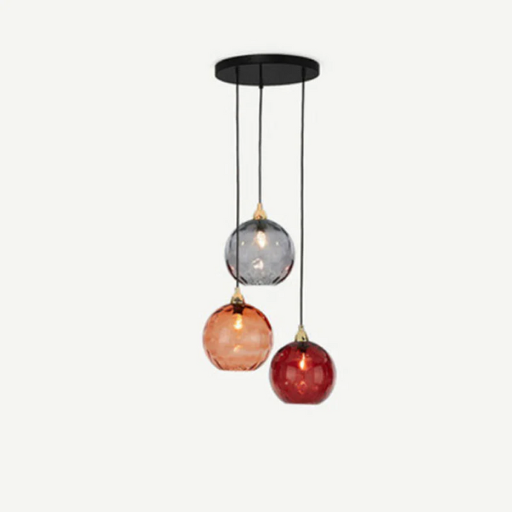 BowLift | Modern Cluster Pendant Light with 3 Lamps - Cascade