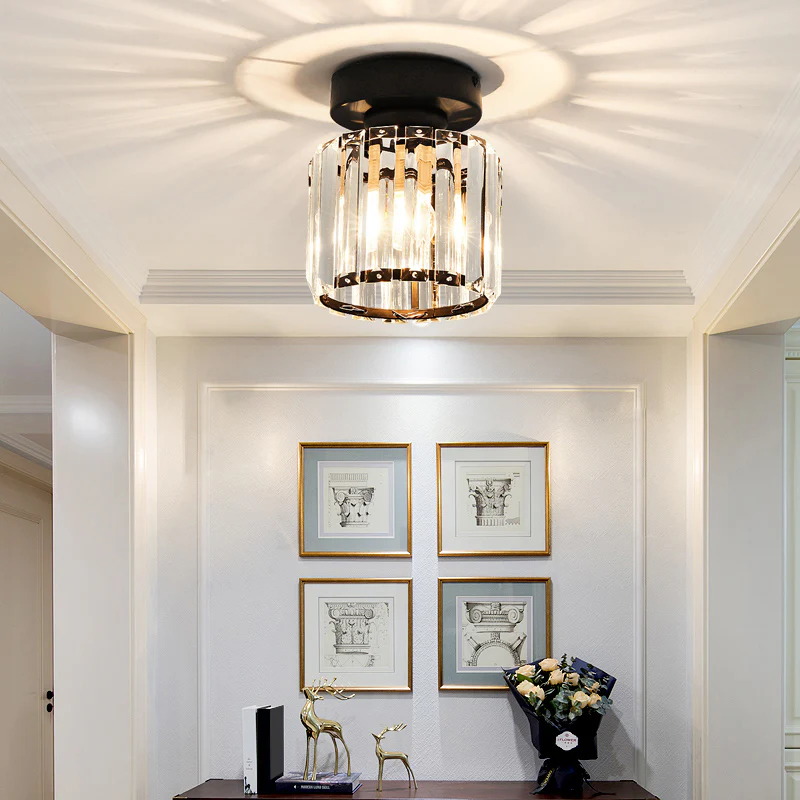 BowLift | Modern Crystal Ceiling Lamp - CrystalGlow