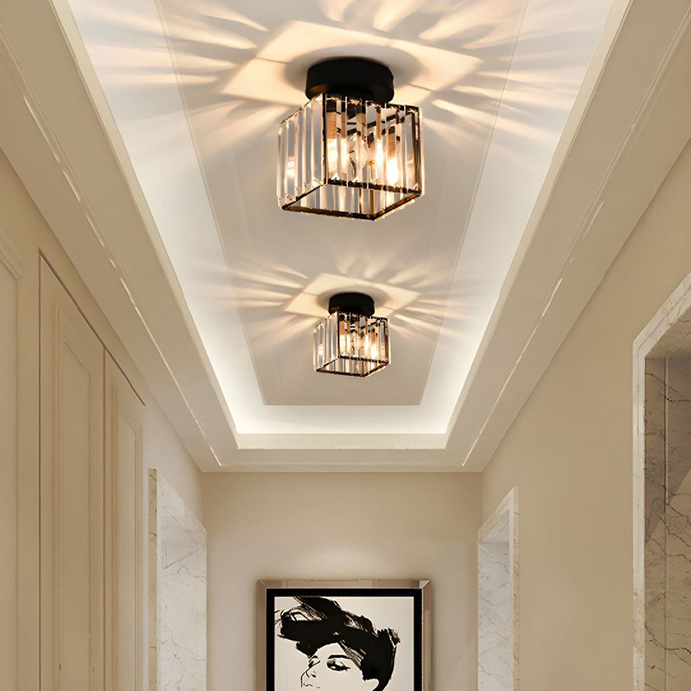 BowLift | Modern Crystal Ceiling Lamp - CrystalGlow