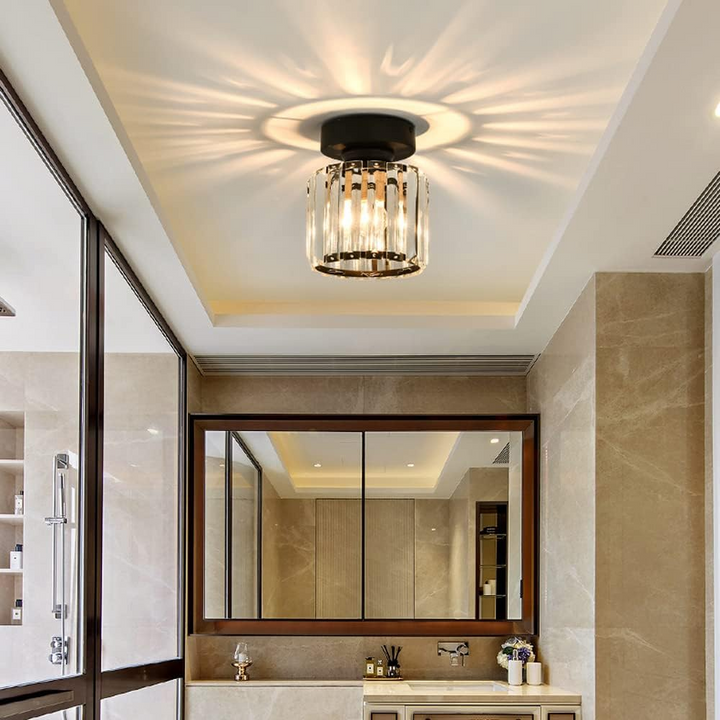 BowLift | Modern Crystal Ceiling Lamp - CrystalGlow