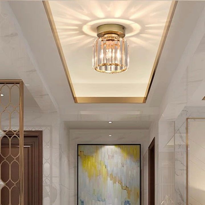 BowLift | Modern Crystal Ceiling Light - CrystalGlow