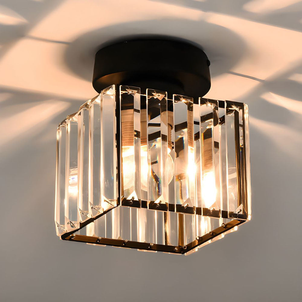 BowLift | Modern Crystal Ceiling Light - CrystalGlow