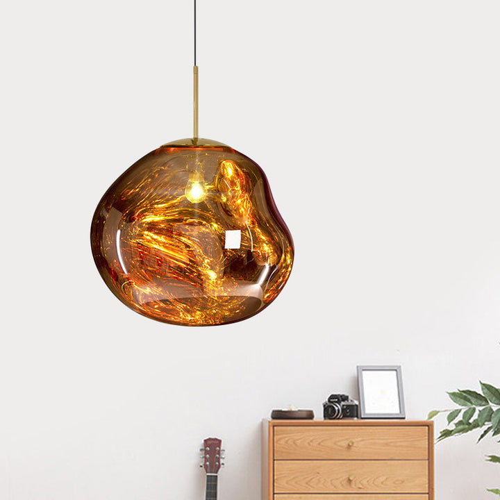 BowLift | Modern Glass Ceiling Light - LunaLux