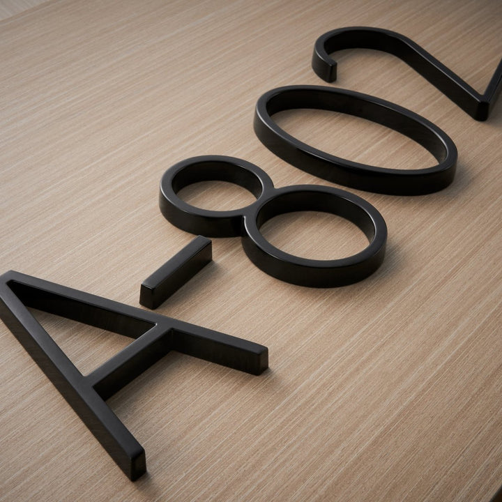 BowLift | Modern House Numbers – 3D Floating Effect & Weatherproof Zinc Alloy Design