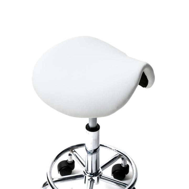 Modern Hydraulic Swivel Saddle Bar Stool | Bowlift