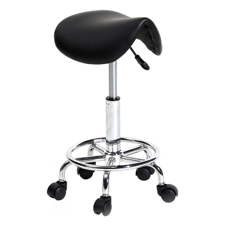 Modern Hydraulic Swivel Saddle Bar Stool | Bowlift