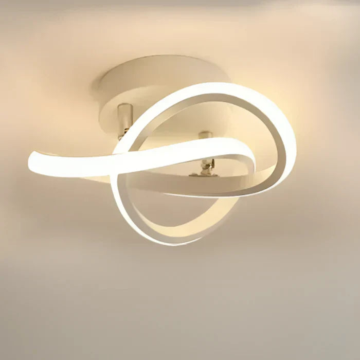 BowLift | Modern LED Ceiling Lamp with Double Ring Design - Twilight Rings