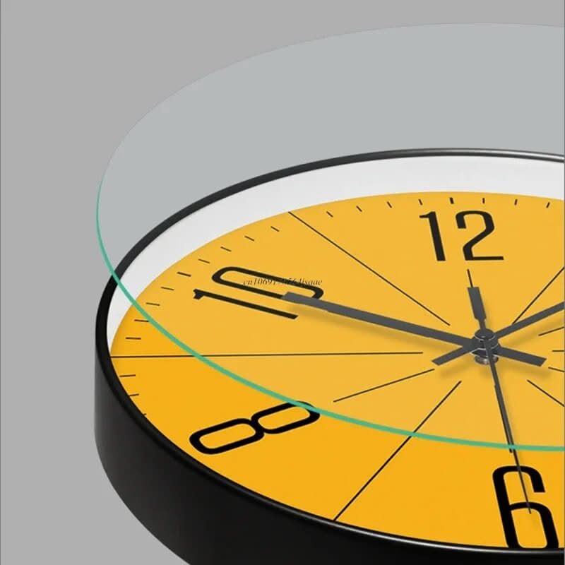 BowLift | Black Nordic style wall clock - Precise & stylish for every home