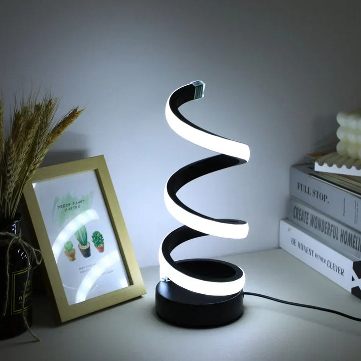 BowLift | Modern S-shaped Desk Lamp - FlexiGlow