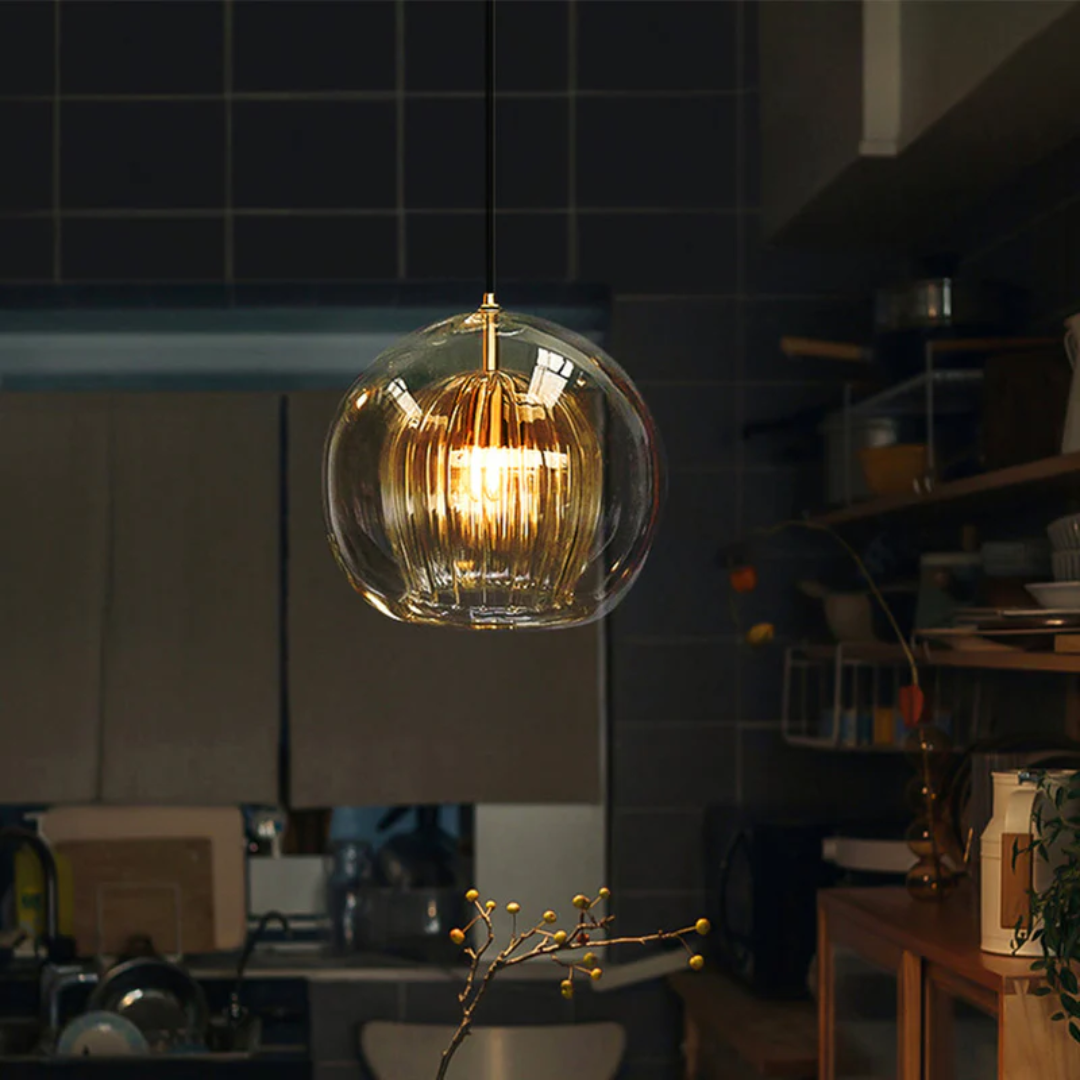 BowLift | Modern Spherical LED Pendant Light - Aurora Sphere
