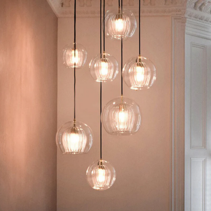BowLift | Modern Spherical LED Pendant Light - Aurora Sphere