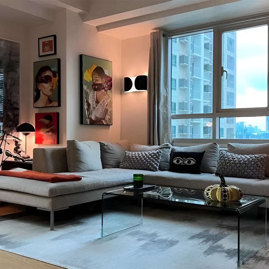 LuminaSquare Wall Lamp - Modern Design and Atmospheric Light | Bowlift