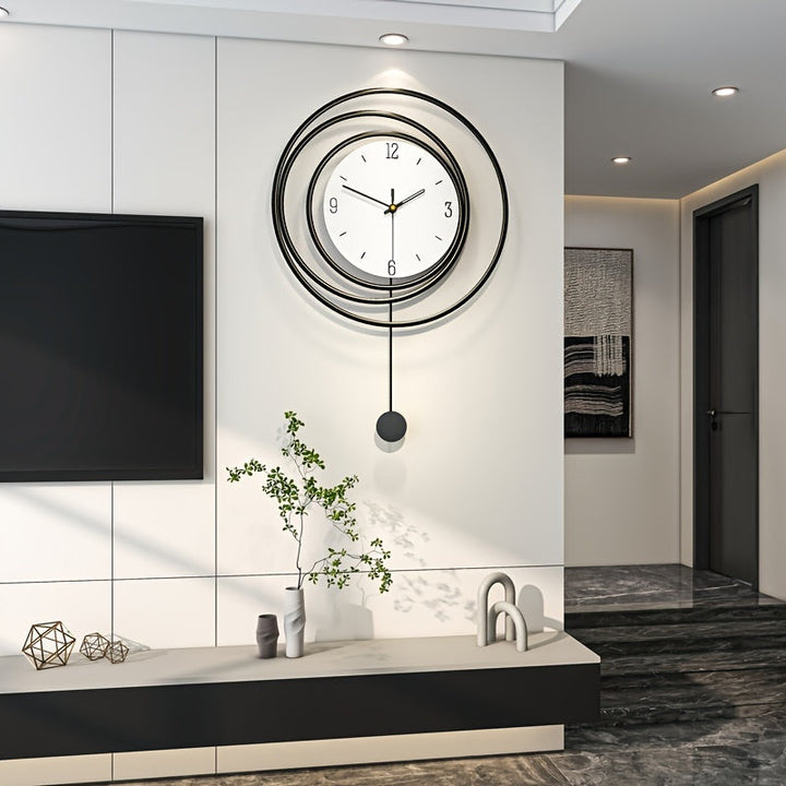 BowLift | Modern Clock with Metal Finish