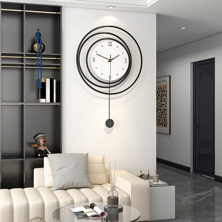 BowLift | Modern Clock with Metal Finish