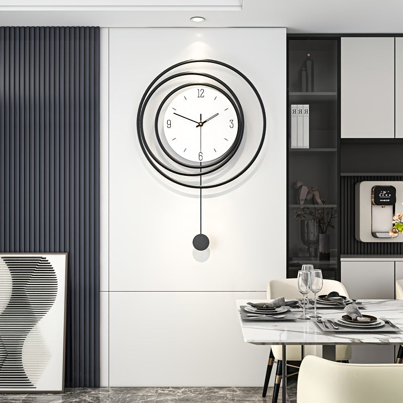 BowLift | Modern Clock with Metal Finish