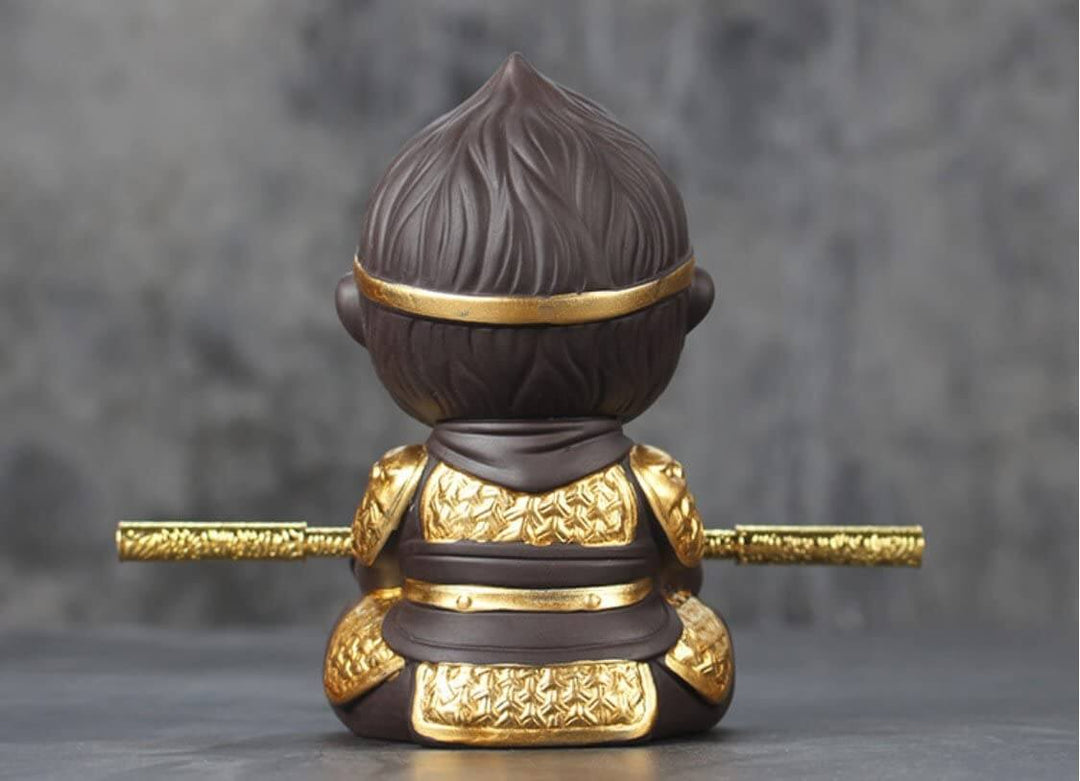 BowLift | Monkey King in Meditation Decorative Statue with Character
