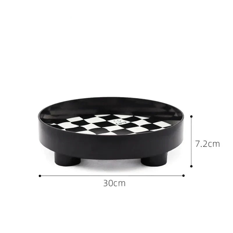 BowLift | Monochrome Chessboard Storage Tray