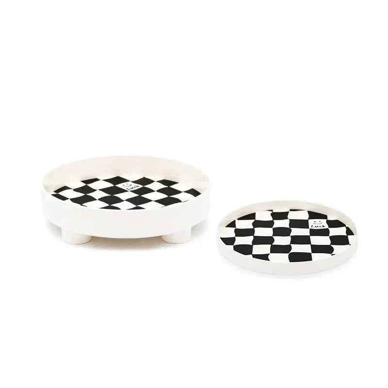 BowLift | Monochrome Chessboard Storage Tray
