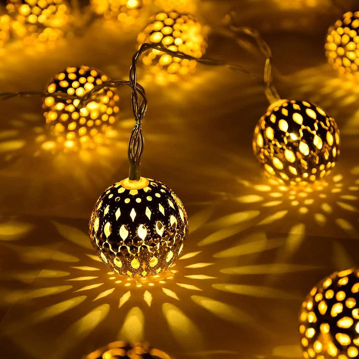 BowLift | Moroccan Style Waterproof Solar Light Strings - SunGlow Strings