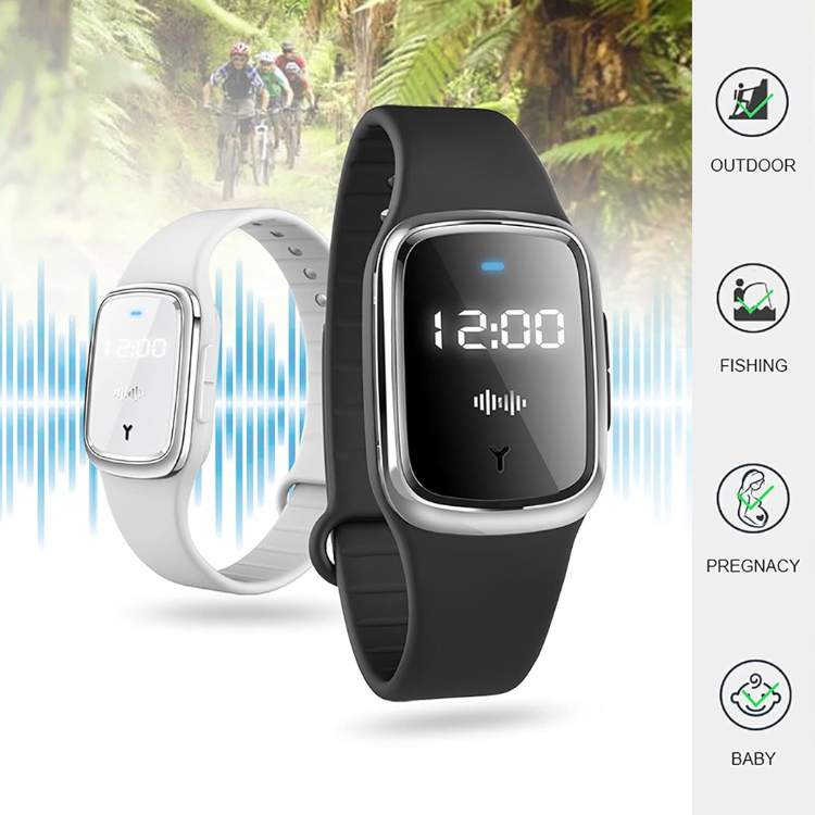 BowLift | Ultrasonic Mosquito Repellent Bracelet | Lightweight, Weatherproof & Ideal for Outdoor Activities