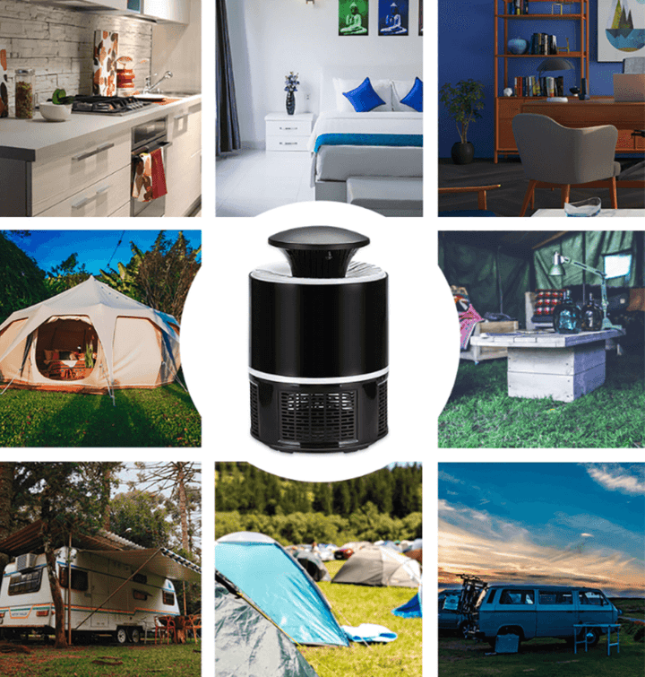 BowLift | Ultra LED Mosquito Killer Lamp – Silent Insect Trap with UV Light & USB Charging for Indoor Use