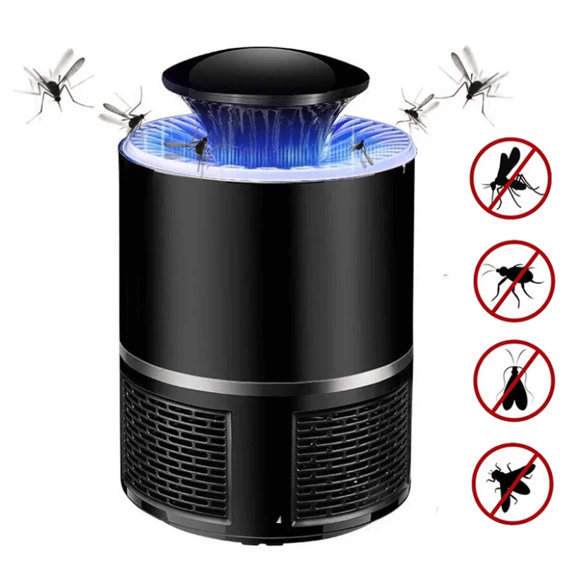BowLift | Ultra LED Mosquito Killer Lamp – Silent Insect Trap with UV Light & USB Charging for Indoor Use