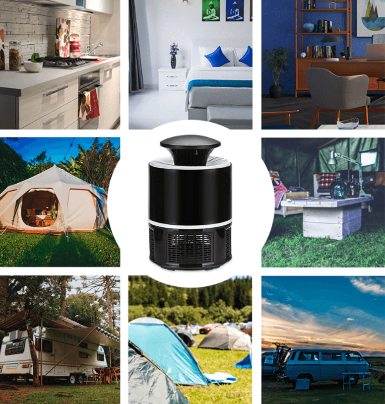 BowLift | Mosquito trap – Silent UV Mosquito Lamp for Toxin-Free Protection