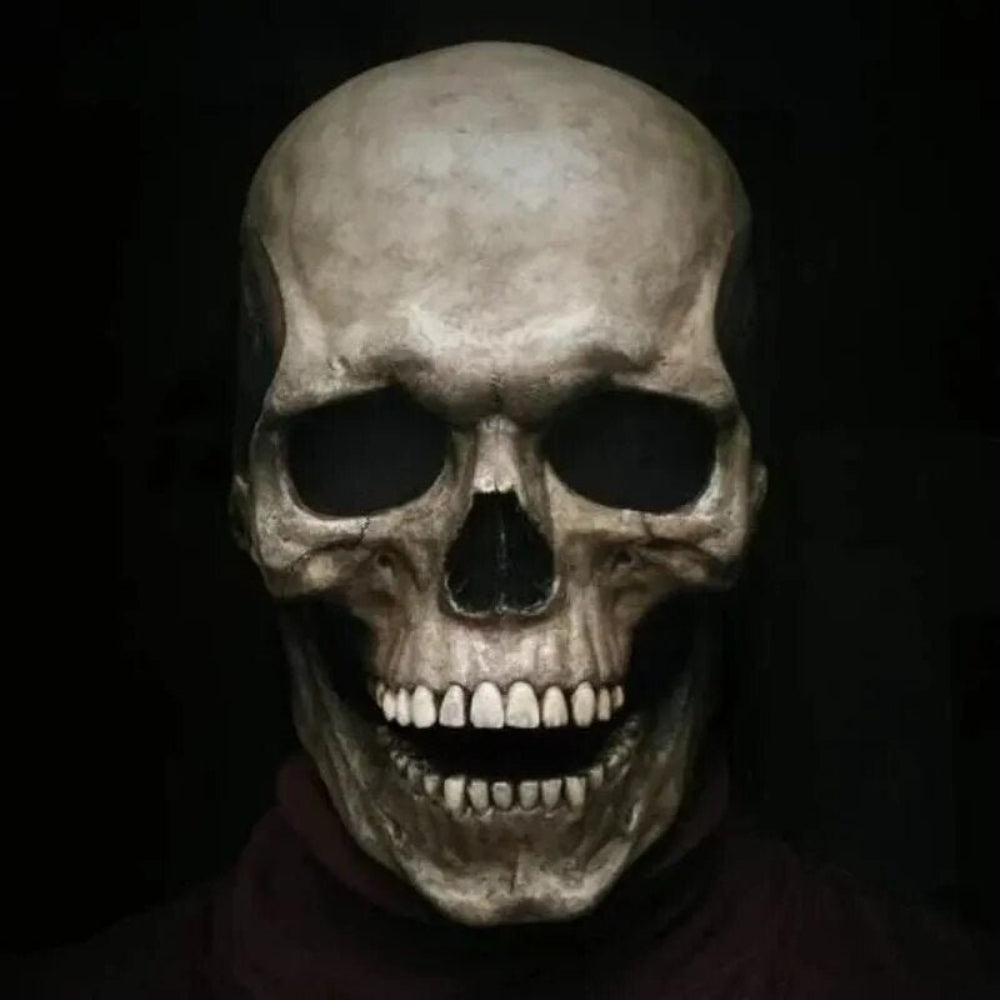 BowLift | Skull Mask Movable Jaw Realistic Latex Full Head Costume