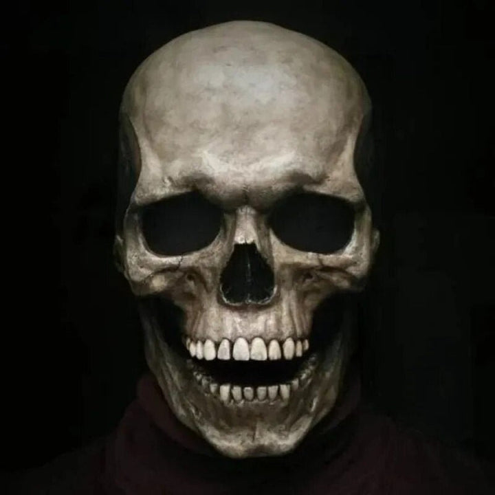 BowLift | Skull Mask Movable Jaw Realistic Latex Full Head Costume