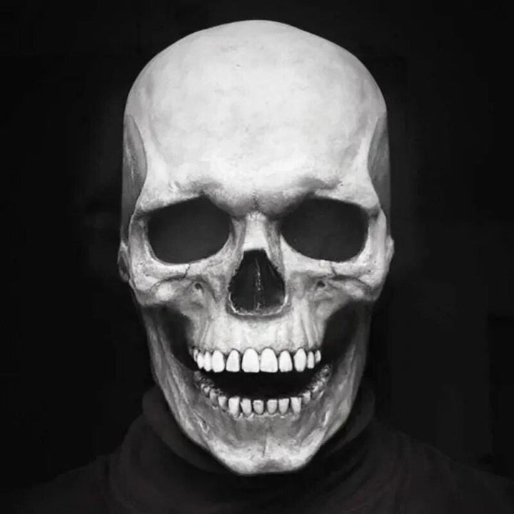 BowLift | Skull Mask Movable Jaw Realistic Latex Full Head Costume