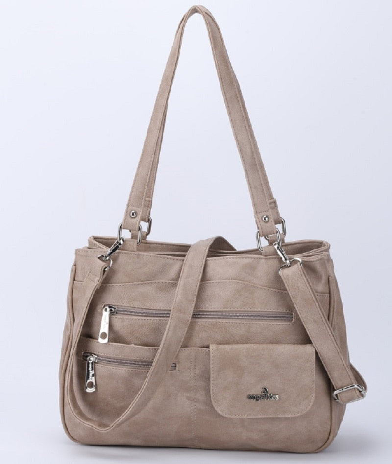 Multi-Compartment Women’s Shoulder and Crossbody Handbag – FlexiCarry | Bowlift