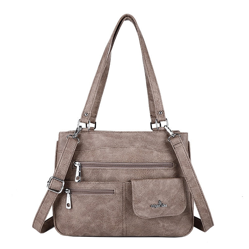 Multi-Compartment Women’s Shoulder and Crossbody Handbag – FlexiCarry | Bowlift